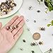 PH PandaHall 100 Sets Magnetic Clasps Mixed Color Necklace Bracelet Clasps Oval Brass Magnet Converter Jewelry Clasps Extenders Locking Clasps for Bracelet Necklace Jewelry Making, 11x7mm