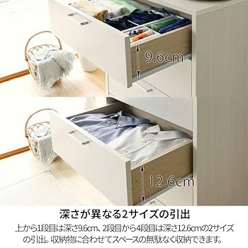 比較的キレイなタンス 楽天市場】チェスト 幅60cm 7段 カラフル シック （ タンス 収納