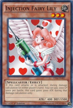 Yu-Gi-Oh! - Injection Fairy Lily (YS14-ENA07) - Space-Time Showdown Power-Up Pack - 1st Edition - Common by Yu-Gi-Oh!