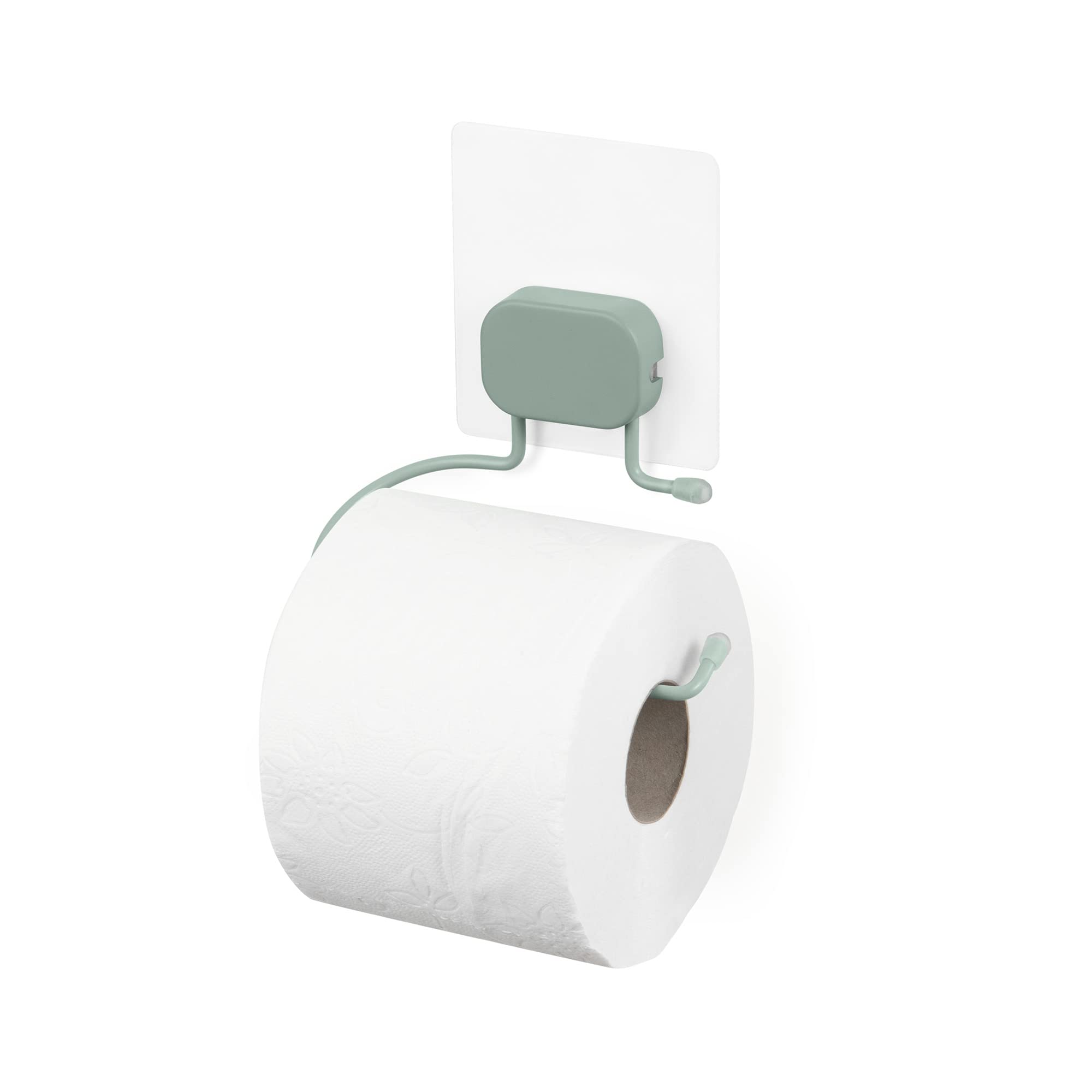Compactor Bestlock Magic Portarotolo Montabile a Parete, Autoadesivo, Supporta Fino a 3kg, 13 x 9,5 x 9 cm, Gamma Grena, Verde, RAN10679