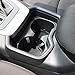 Auovo 3D Cup Holder Inserts for Toyota RAV4 Accessories 2025 2024 2023 2022 2021 2020 2019 Silicone Center Console Cup Holder Coaster Liner Mat Pad Interior Trims (Black, 2pcs kit)
