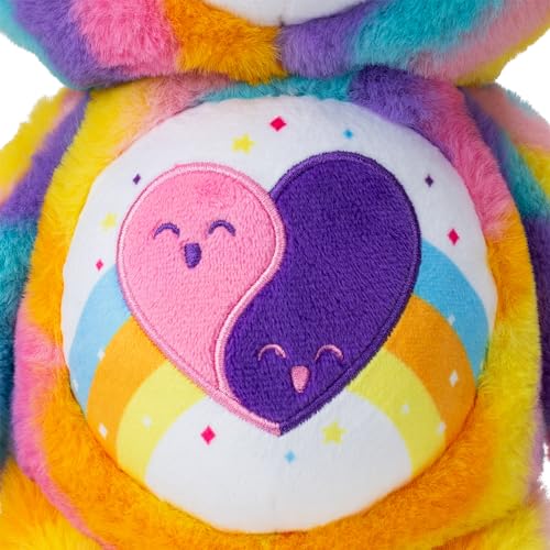 Care Bears 22658 14 Inch Friends Forever Bear Plushie - Tie-Dye Multicolored Made From Recycled Materials! Soft And Huggable! – Good thumb #5