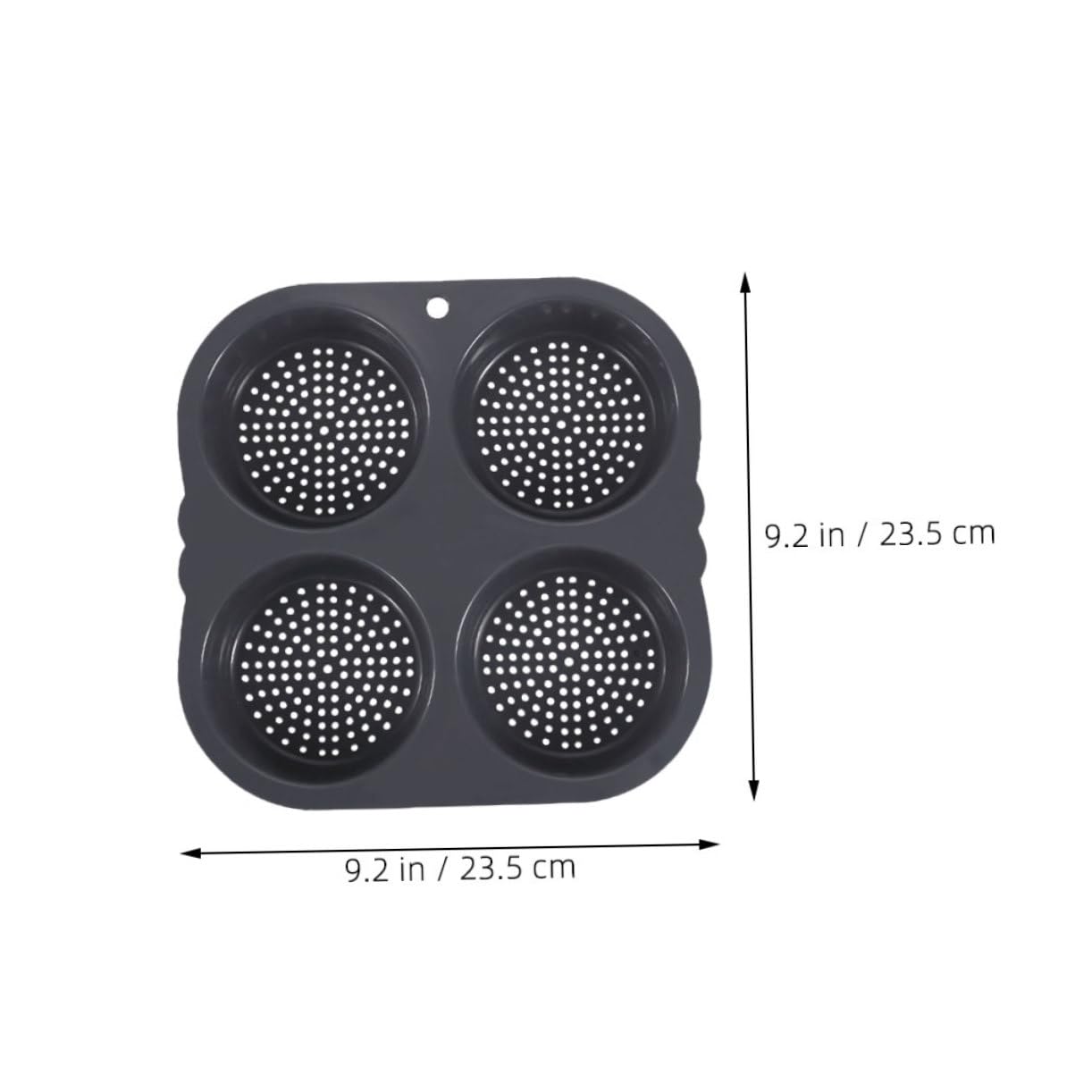 Cabilock Silicone Hamburger Bun Maker Cavity Non Stick Baking for Even Heat Distribution for Homemade Buns Sandwiches and Desserts