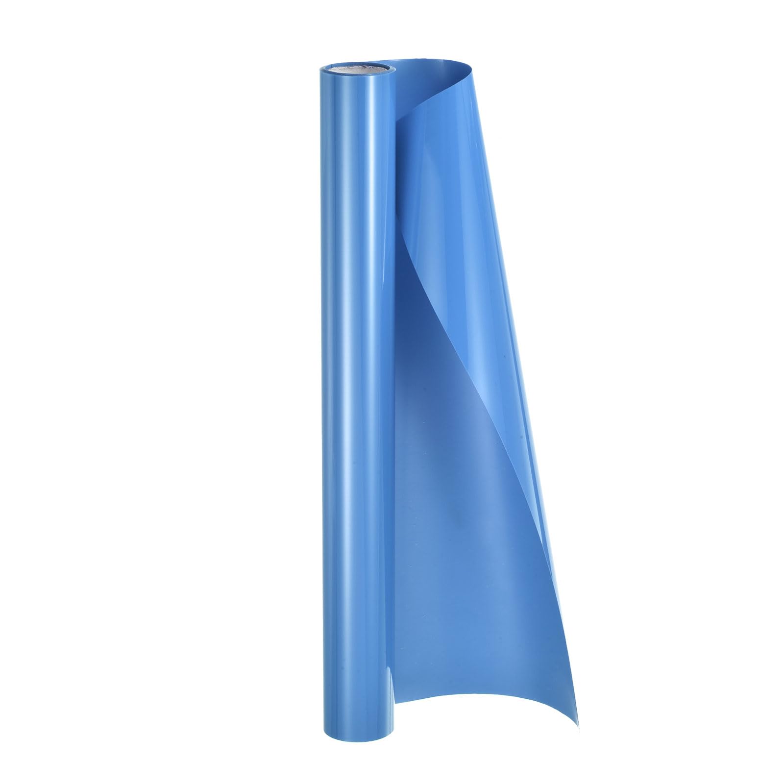 sourcing map HTV Heat Transfer Vinyl 12" x 3.6ft Roll PVC Light Blue Iron on Vinyl for All Cutter Machine, Easy to Cut & Weed