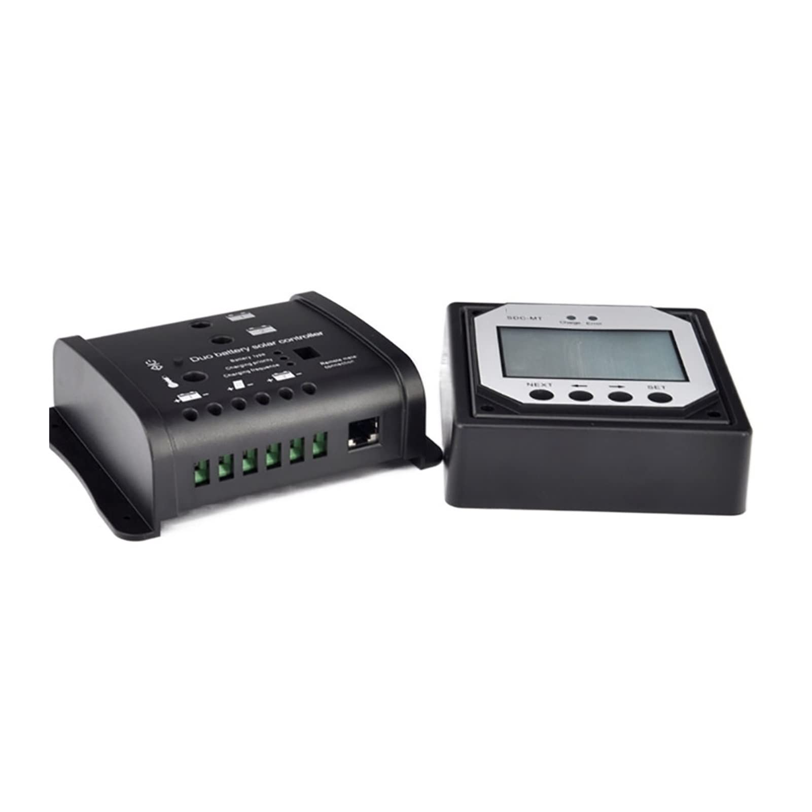 1 2V/24 V 10A Kontroler słoneczny do ładowania baterii Duo kontrolera słonecznego RV ołowiu Monitor stabilności(12V 24v 10A)