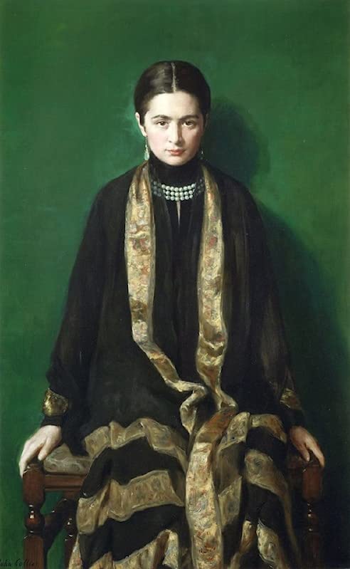 Peinture Décorative de prestige John Collier Mme Dalahaye SERENDIPITP Toile 60x90