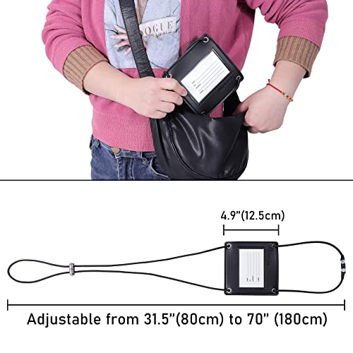 Vigorport Luggage Straps, Bag Bungee For Luggage, High Elastic Travel Belt Add A Bag Luggage Strap For Suitcases Adjustable Strap With Id Tags (Black, Normal) #TOP4