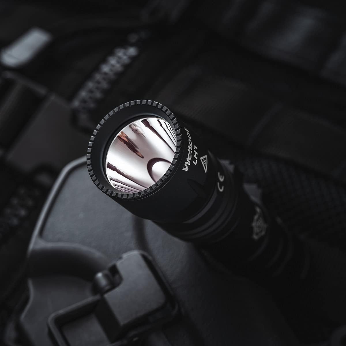 Weltool LH1 LED White Light Head Single Mode, Throwing Beam,Lights Head W35, W65,BB3, BB6 Light Body and Surefire M600DF Body (Black)