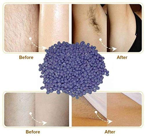 Image of Waxing Kit Combo Wax Hot Wax Strip with Hair Removal Wax Knife Waxing Combo | Hair Removal Waxing Kit Women (Multi - colour) (Wax Strip + Knife)