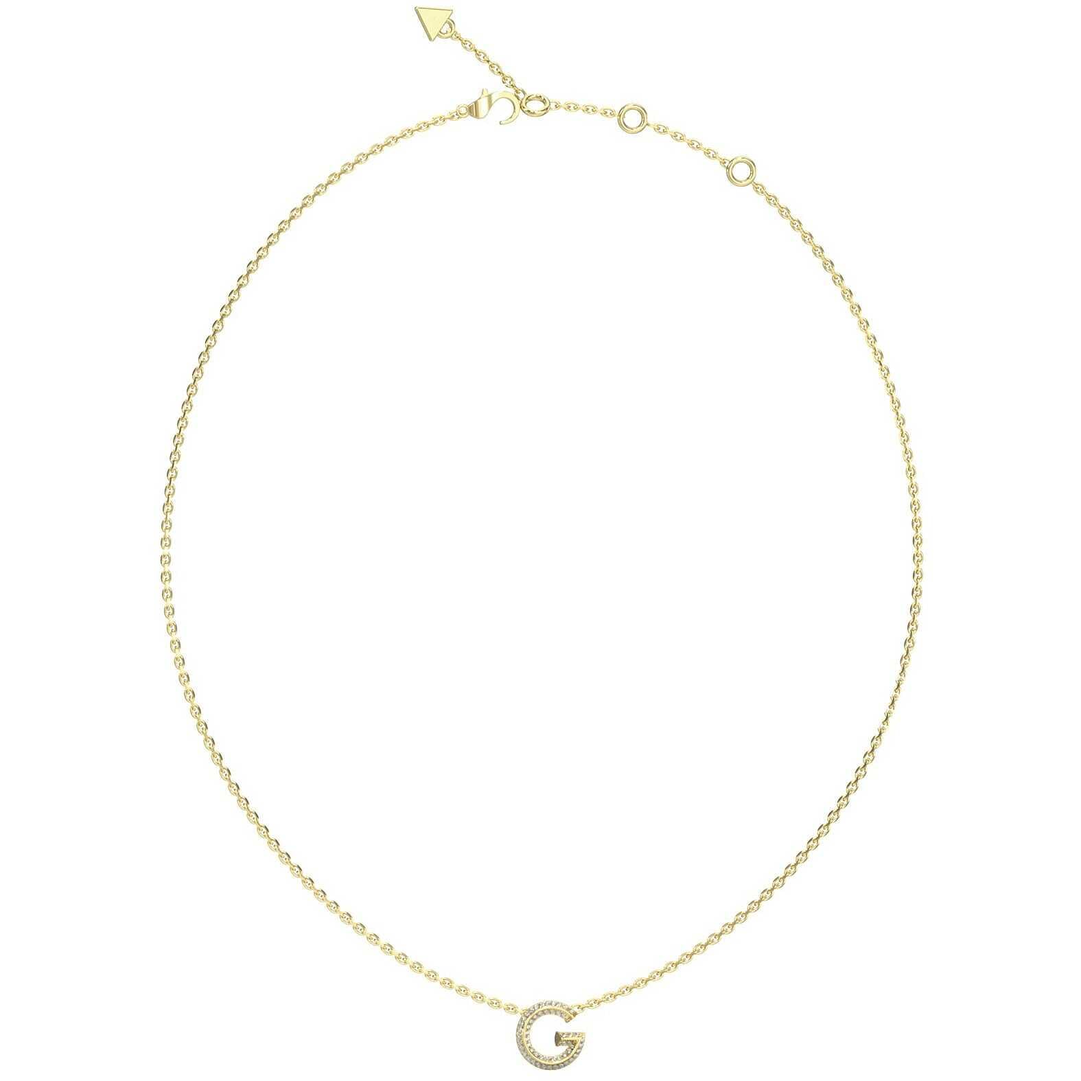 GUESS Damen-Halskette G Pavé Goldfarben JUBN05441JWYG