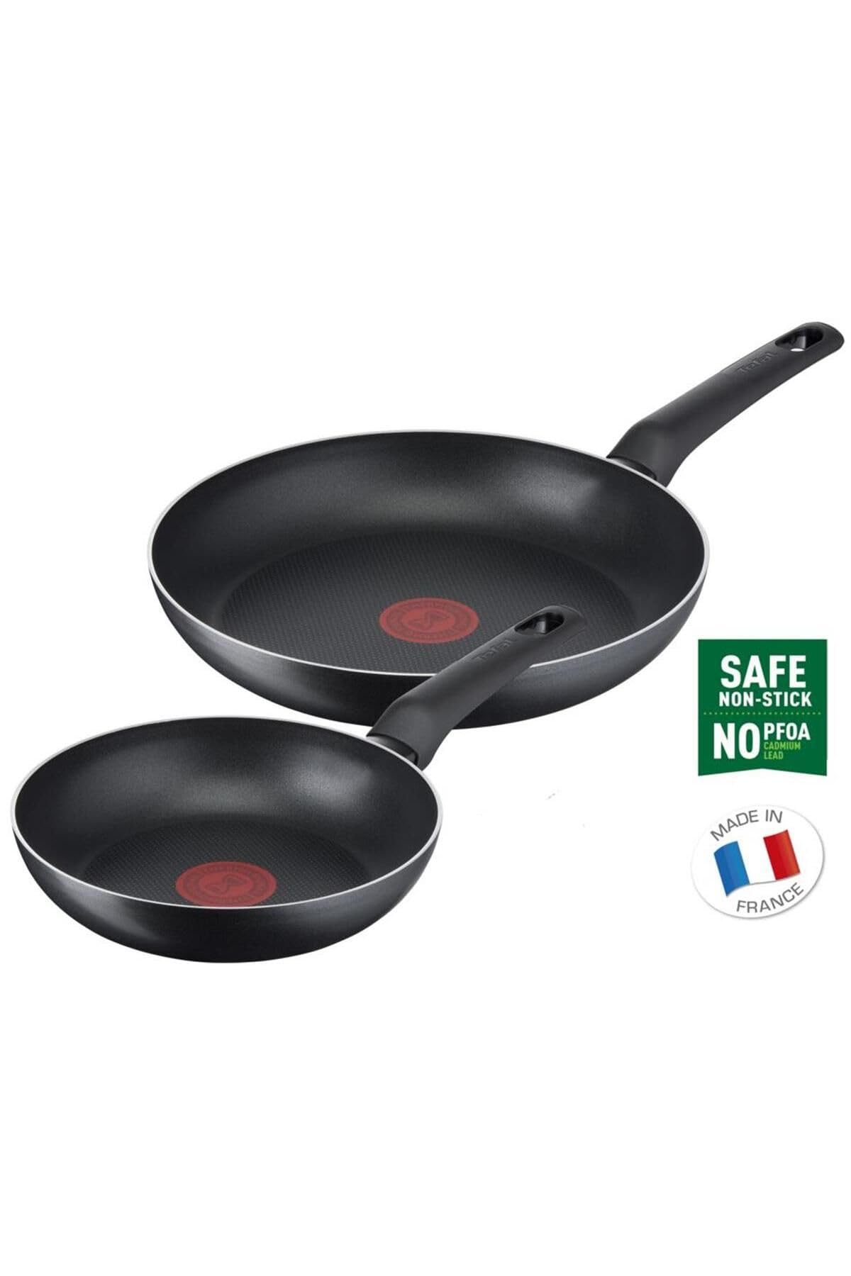 Tefal Titanyum 1X SimpleCook Difüzyon Tabanlı 20/26 Cm 2'li…
