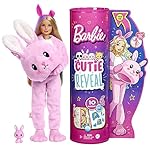 Barbie Cutie Reveal Muñeca Conejo Juguete que desvela su color en el agua, regalo para niñas y niños +3 años (Mattel HHG19)