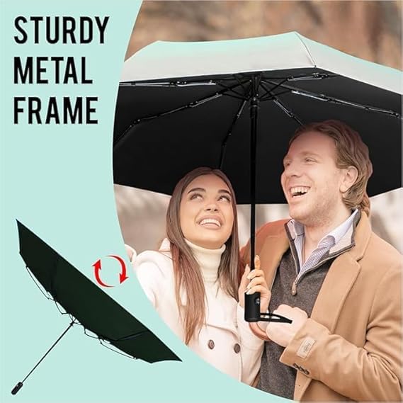 Image of TEKCOOL Umbrella, UV Big Size Umbrella for Sun Protection Rain Windproof Strong Large 3 Fold for Men Women Kids Boys Girls Perfect & Stylish Windproof & Compact?