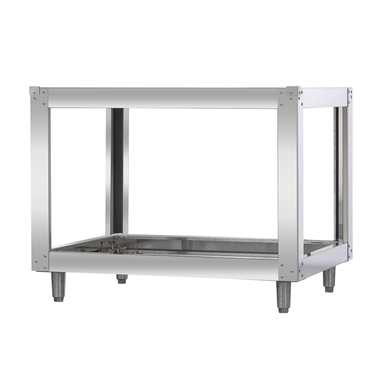 GastroHero Untergestell UTGS-ECO4 Edelstahl Zwischenboden für Pizzaofen ECO 4x34 cm PZO-ECO4 Pizzeria Gastro Profi Pizzaofen Zubehör Unterbau Gestell Gewerbe
