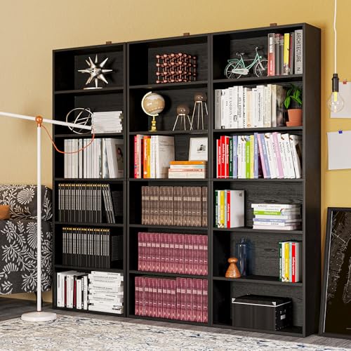 Image of IRONCK Bookshelves and Bookcases Floor Standing 6 Tiers Display Storage Shelves 70 in Tall Bookcase Home Decor Furniture for Home Office, Living Room, Bed Room