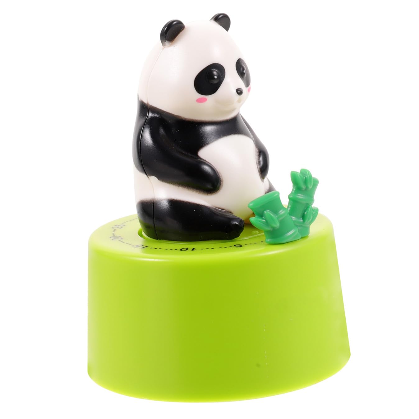 Mechanischer Küchentimer Panda Form Kreativer Kurzzeitwecker für Kochen Haushalt Küchen Deko Grün Cartoon Design