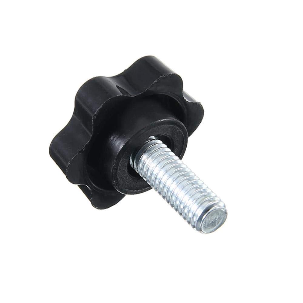 GooBetter M6 Gerändelte Daumenschrauben – Länge 6–100 Mm, Aluminium, Zum Handfestziehen