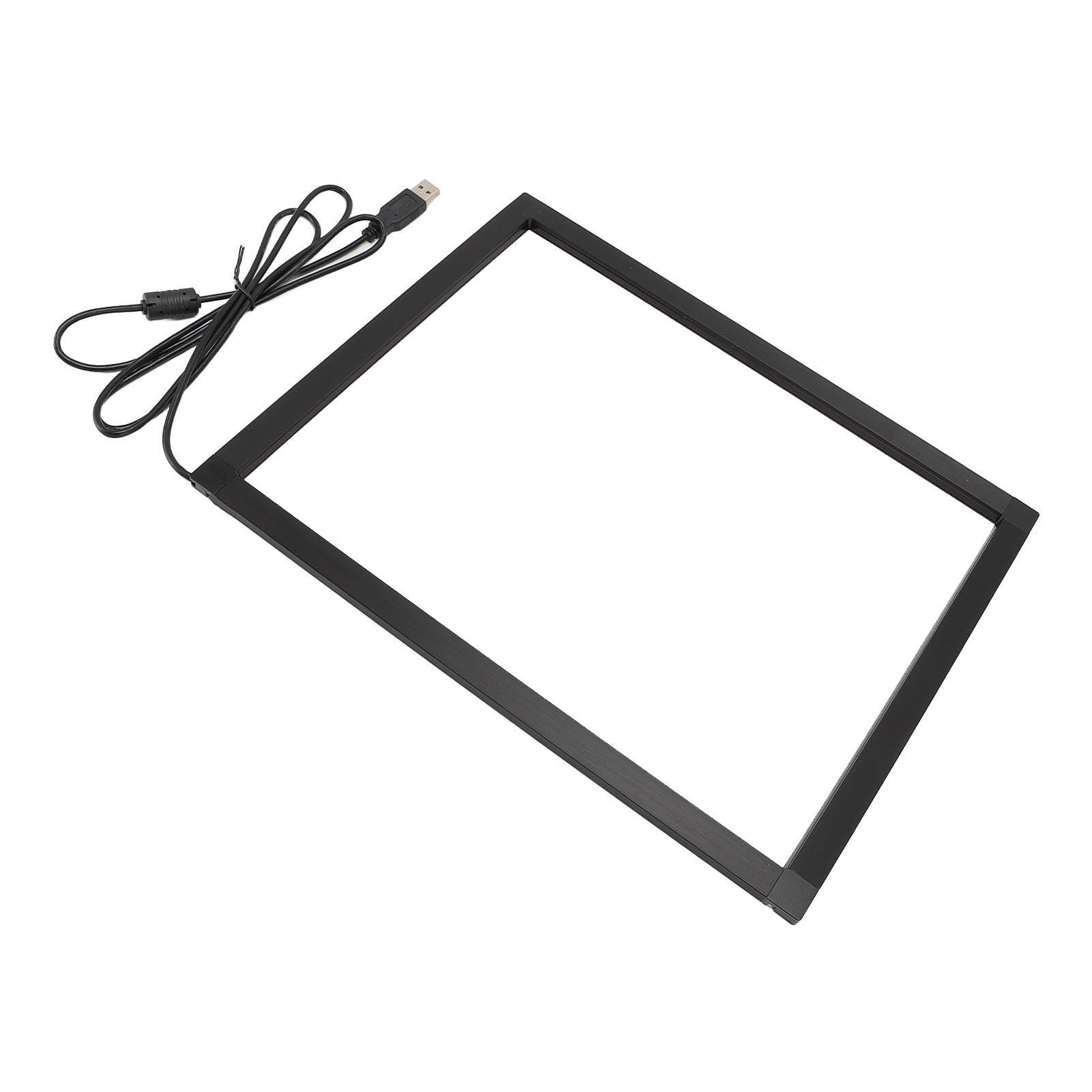Infrared Touch Frame, IR Touch Screen Overlay USB Interface Plug and Play for Touch Whiteboards for Digital Signage (15 inch)