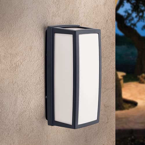 LED Außenwandleuchte anthrazit IP54 3000K Außenleuchte Wandleuchte