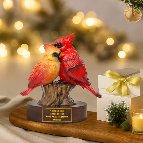 Estatua decorativa de cardinal para San Valentín miniatura 3