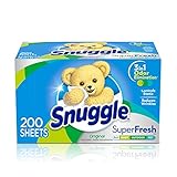 Snuggle Plus SuperFresh Fabric Softener Dryer Sheets with Static Control and Odor Eliminating...