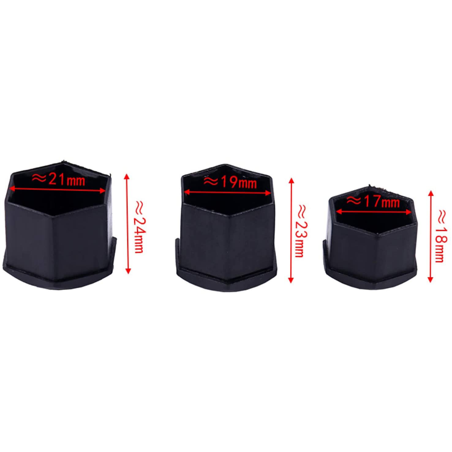 20 Pezzi Copridado Ruota per Renault Clio 2 3 4 5 MK2 MK3 MK4 MK5, Esagonali Copribulloni Per Pneumatici Copridadi Tappi Mozzo Auto Protezione Tappo Antifurto