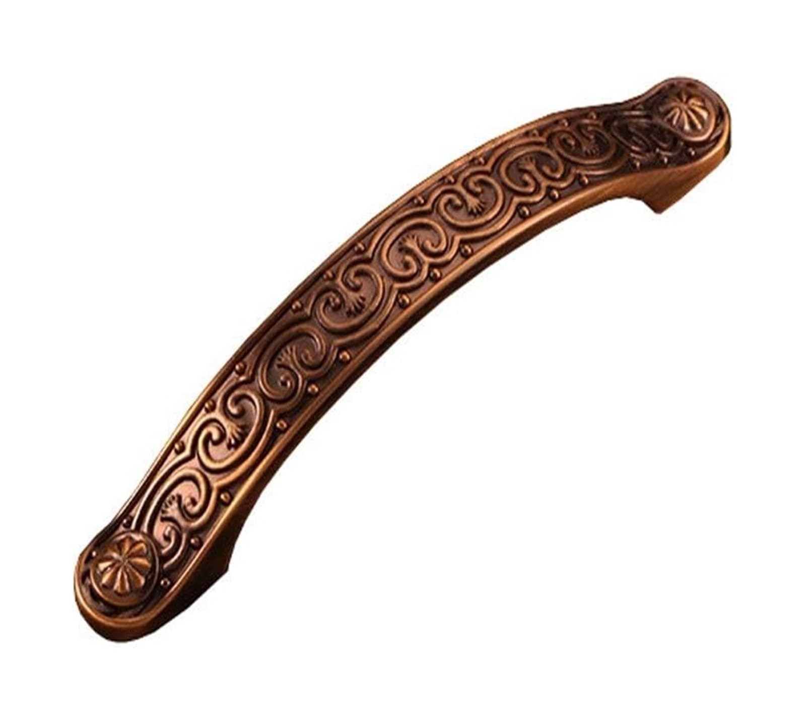 Opeximatun Kitchen Cupboard Handles, Zinc Alloy Cupboard Drawer Handles 10 Pcs Coffee 96mm Kitchen Cabinet Pull