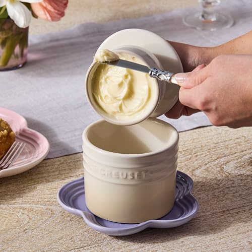Le Creuset Stoneware Butter Crock, 6 oz., White4