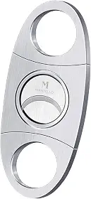 Pacote com 2 cortadores de charutos Mantello – Guilhotina de lâmina dupla de aço inoxidável, acessórios de charutos premium para homens, perfeitos para charutos, acessórios para fumar e cortadores de