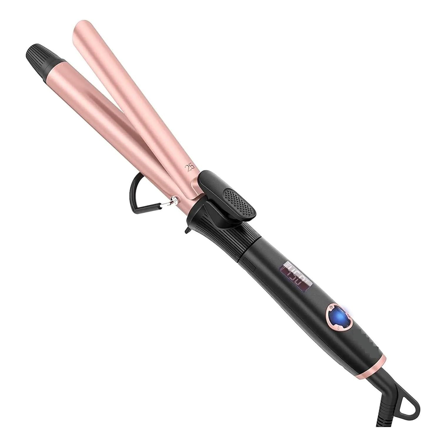 Generic Compatible for Professional 25mm 30mm Hair Curling Iron with Instant Heating Auto Shut Off - LCD Digital