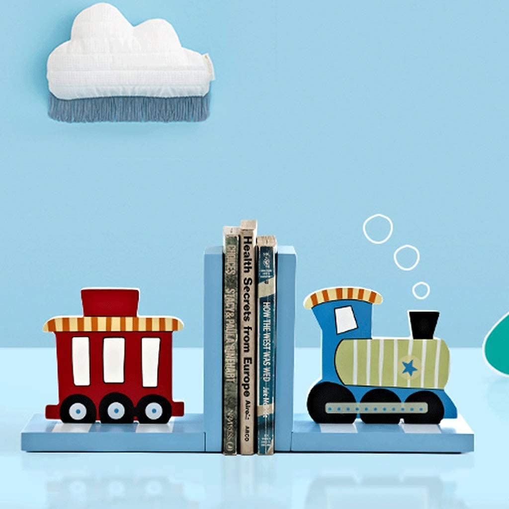 Podpórki do Książek Bookends dekoracyjne drewniane dziecięce Animal Bookends, Book Stopper Organizer na biurko dla chłopców lub dziewcząt Kolekcjonerski