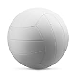 Lifeworks White All-Weather Volleyball, Durable Non-Slip Grip for Better Control, Indoor & Outdoor Play, Balanced Weight, Weatherproof, Fun for All Skill Levels