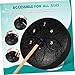 Toyvian Ethereal Rain Chime Drum Notes Hand Drum for Boys and Girls and Adults and Construction for Outdoor Meditation and Music Practice Includes Bag and Mallets