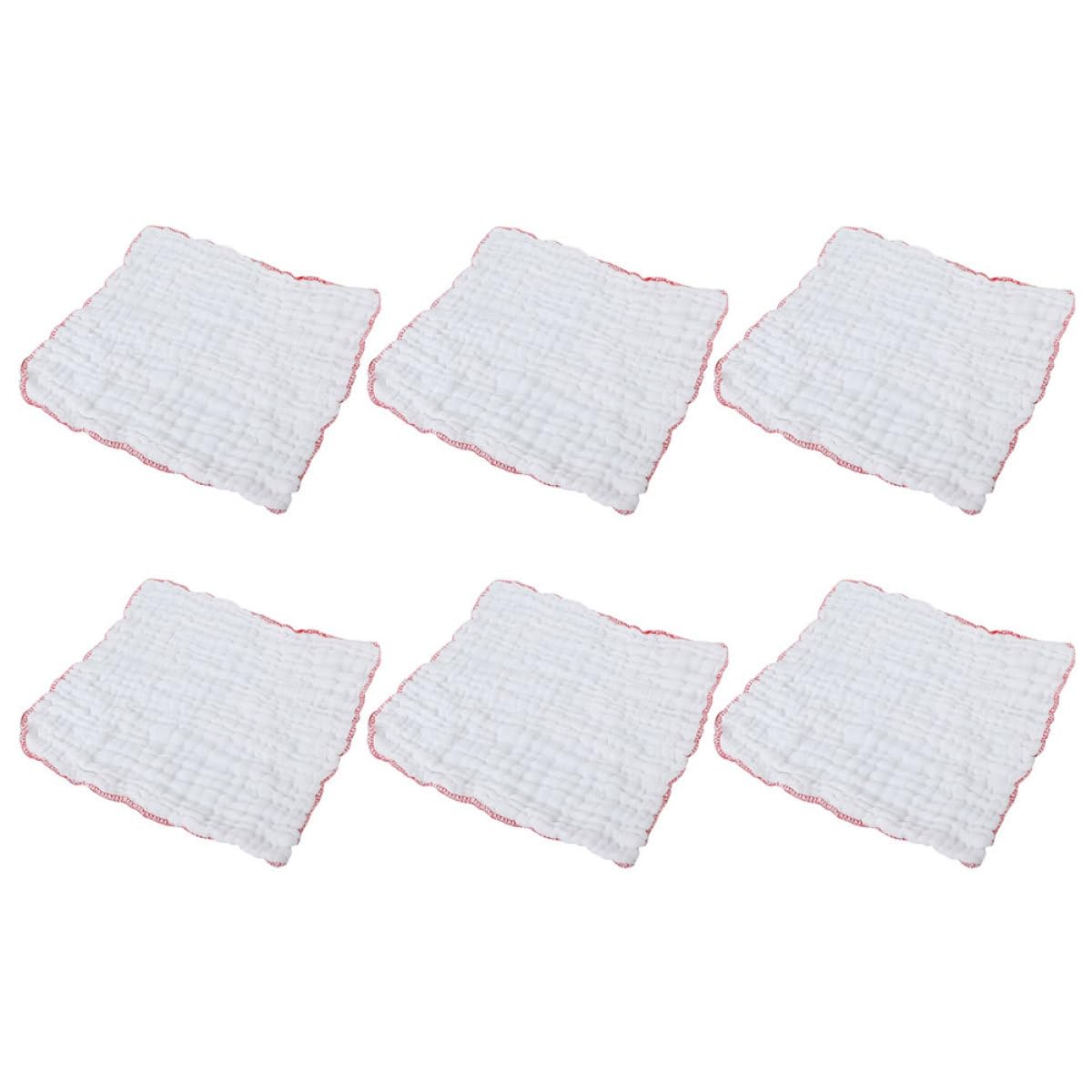 INOOMP 6 Paños de Cocina Multifuncionales, de Limpieza de Algodón Gruesos y Absorbentes, para Uso Doméstico en Cocina y Limpieza