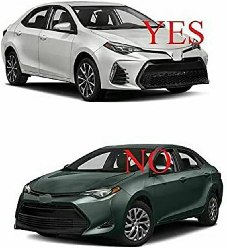 Pair of Fog Light Front Driving Fog Lamp Daytime Running Light Compatible for Toyota Corolla SE XSE 2017 2018 2019 Replaces TO2562103 TO2563103 8144002030 8143002030