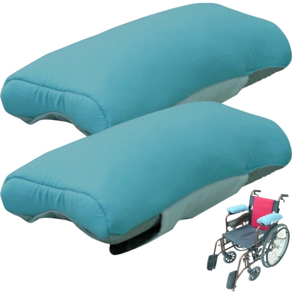 Accoudoir pour fauteuil roulant coussin mousse à mémoire de forme et stabilisateur de bras x2