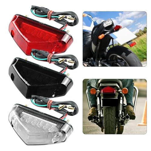 Moto arrière éclairage feu stop 12V étanche avec indicateurs intégrés