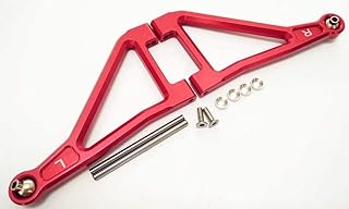 for Traxxass 1/7 Unlimited Desert Racer UDR 8531 2X CNC Aluminum Suspension Upper Arms L&R Red