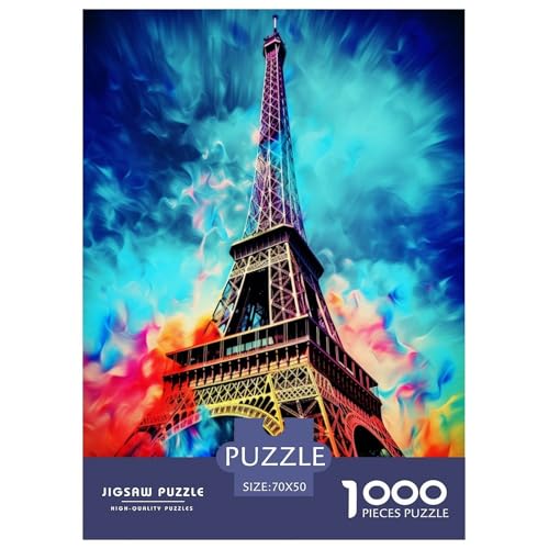 Rompecabezas de la Torre Eiffel de 1000 piezas: el regalo creativo ideal para adultos
