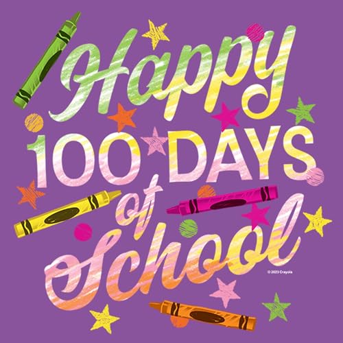 Girl's Crayola Happy 100 Days of School T-Shirt2
