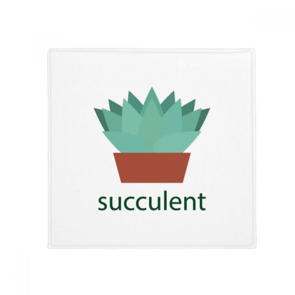 Tapis de sol cactus vert lavable pour une cuisine ou une salle de bain propre et colorée