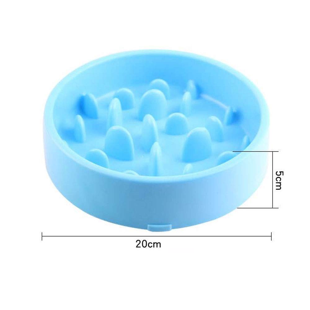 HB PET Ciotole per Cani Gatto,Plastica Cani Gatti Ciotola Lento Antiscivolo Animali Vassoio Evitare di Animale da Mangiare Troppo e Rimpinzarsi, Anti Ingozzamento Anti-soffocare, Slow Food Dog Bowl