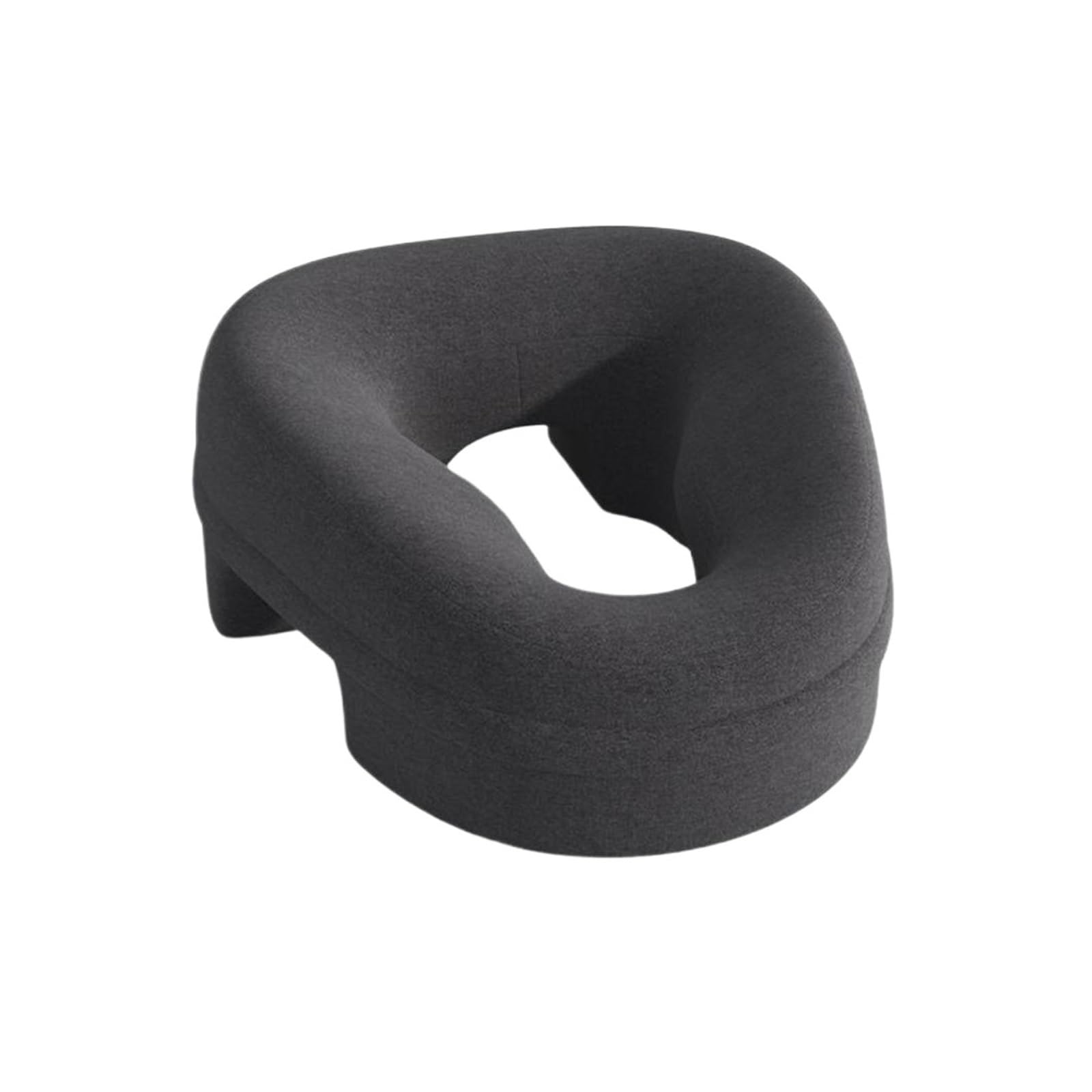 WWYYZAYC Face Down Pillow Stomach Sleeping Pillow Prone Home Massage Headrest for Massage Recovery(Dark Gray)