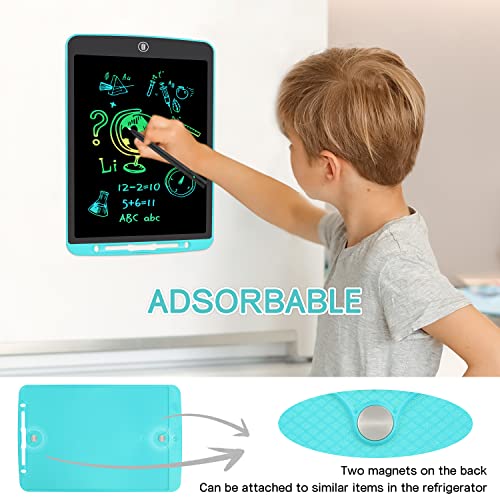 Lcd Writing Tablet 12 Inch Toddler Doodle Board,Colorful Drawing Tablet Writing Pad,Erasable Electronic Painting Pads,Educational And Learning Girls Gifts Toys For 3 4 5 6Year Old Girls Boys(Sky Blue) #TOP4