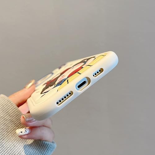 Miniatura 5 de aartvark tees Compatible con iPhone 12 Pro Max, funda de piel TPU para teléfono en relieve de dibujos animados, goma suave a prueba de golpes para