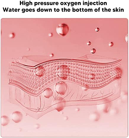 Vista 5 de Oxygen Facial Machine, USB Rechargeable Deep Moisturizing Handheld Face Water Sprayer with 3 Bottles, Lady Gifts Skin Care Tool ()