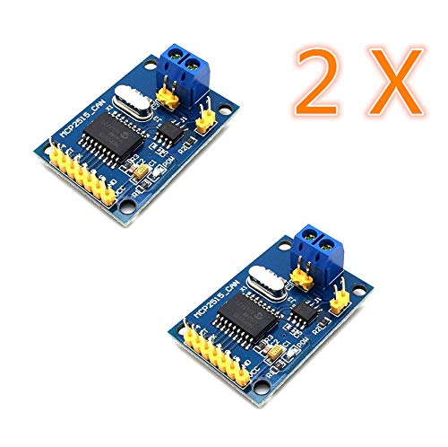 AptoFun Can-Bus Shield MCP2515 with TJA1050 Receiver SPI Protocol for Arduino SCM 51 MCU Arm Controller Development Board (2 uds.)
