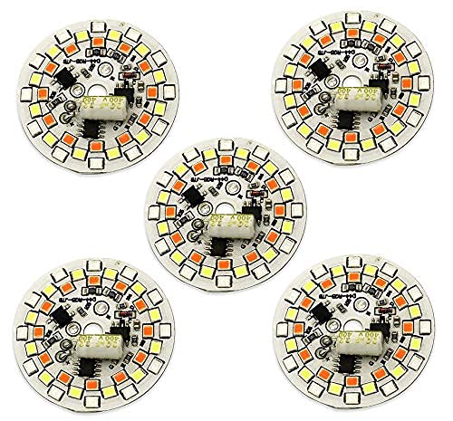 9 Watts RGB 7 in1 Multicolor DOB (Direct On Board) B22d LED Bulb Raw Material for Decoration and making projects also LightingKart (Pack of 5)-image-45