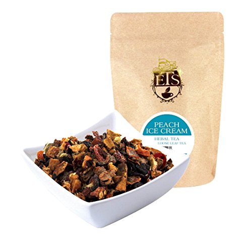 Peach Ice Cream Herbal Tea | Loose Leaf Fruit Blend