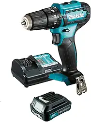 MAKITA PARAFUSADEIRA/FURADEIRA DE IMPACTO A BATERIA 12V CXT HP333DWYX3 COM CARREGADOR